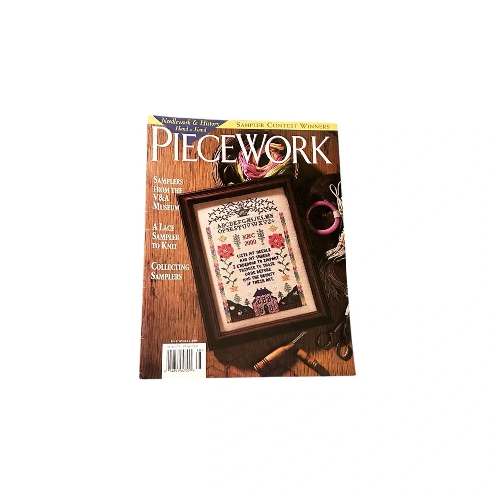 Piecework Magazine Complete Year 2001 Lot of 6 Vintage Knitting Needlework Art